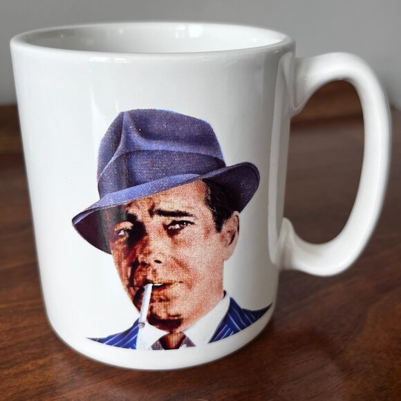 3 Vtg. Pfaltzgraff Movie Star Mugs Actors John Wayne Humphrey Bogart Clark Gable - Picture 3 of 15